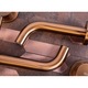 Смесител за баня Rea Lungo Brush Copper, Розов, За вграждане