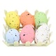 Set de oua de Paste decorative, multicolore, 145x145x30mm
