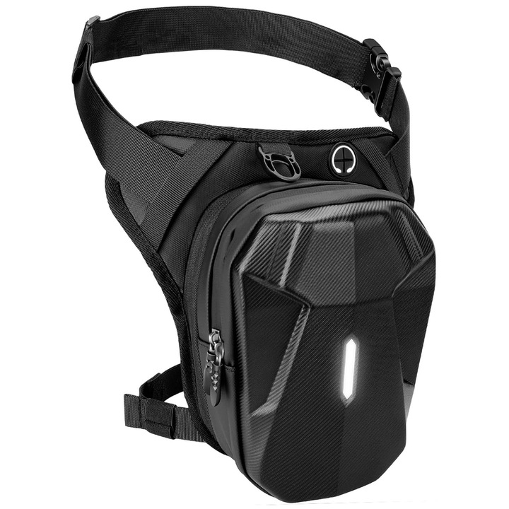 Спортна чанта за крак SINBINTA, Оксфорд плат/EVA, 28 x 9 x 25 см, Черна