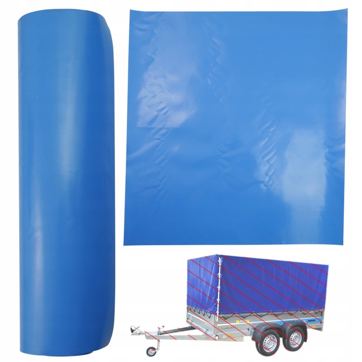 Pachet De Reparare Pentru Prelate, Pvc, 50x50 cm, ImperMeabil, Nu Autoadhesiv, Pentru LIPire PoliMerica, Culoare Albastra