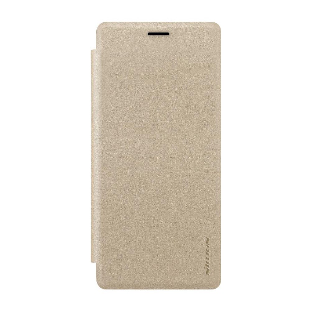 Husa flip Nillkin Sparkle pentru Huawei Nova 2 Plus, auriu