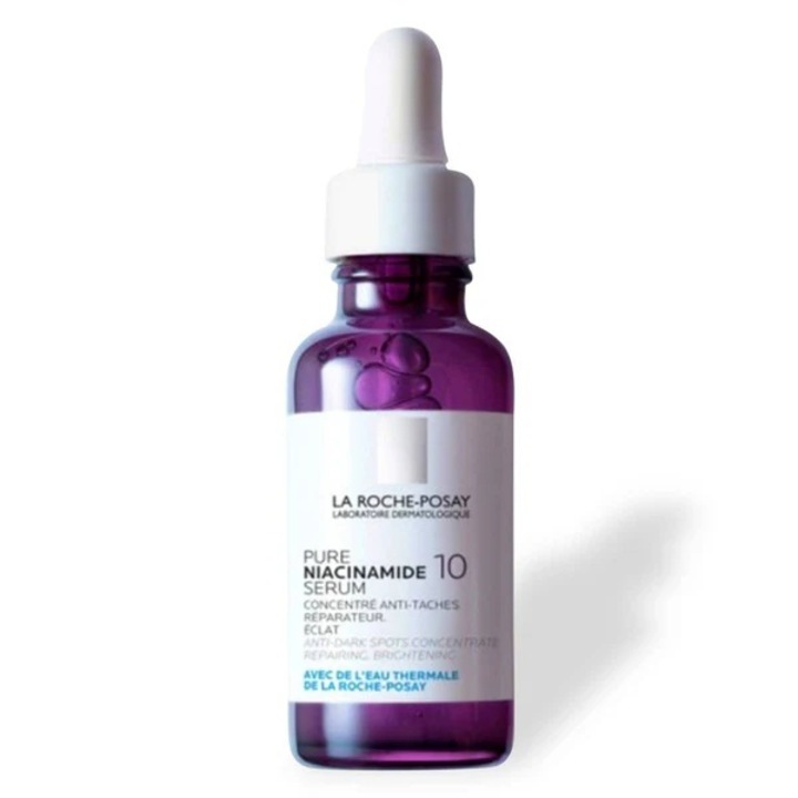 Ser de zi/noapte La Roche-Posay cu niacinamida si acid hialuronic pentru toate tipurile de ten, 30 ml