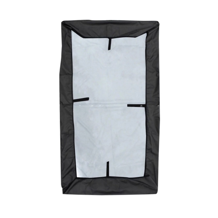 Copertina de inlocuire pentru leagan, 191x120cm, poliester rezistent la apa, usor de instalat, negru