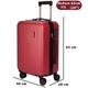 Dollcini, World Travel Куфар 24", 40 x 28 x 65 cm, 528284_B, Wine Red