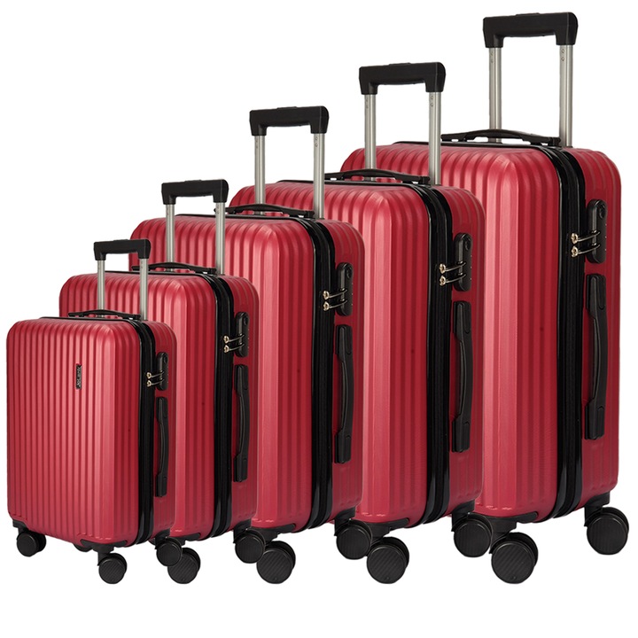 Set Trolere, Dollcini, 28"24"20"18"16", Rosu