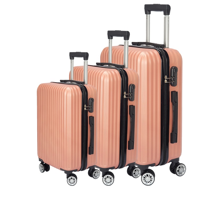 Set Trolere, Dollcini, 28"24"20", Roz
