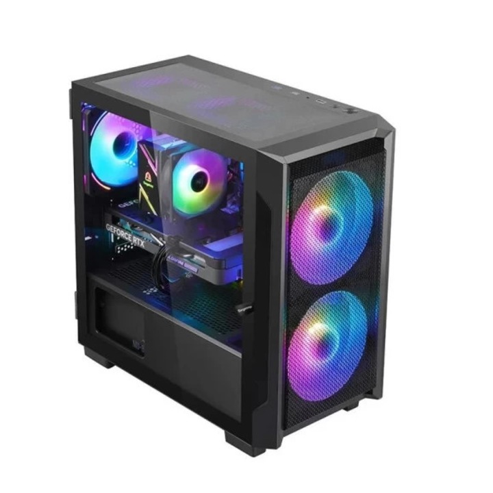 Gaming PC rendszer Intel® Core™ i5 12400F Alder Lake 4,4 GHz-ig, 16 GB DDR4, 512 GB M.2 SSD, GeForce® RTX™ 3060 8 GB