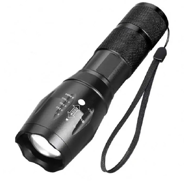 Фенер HOZRO, 4 в 1, Tac Light Elite, 450 лумена – гъвкавост и мощност за всяка ситуация