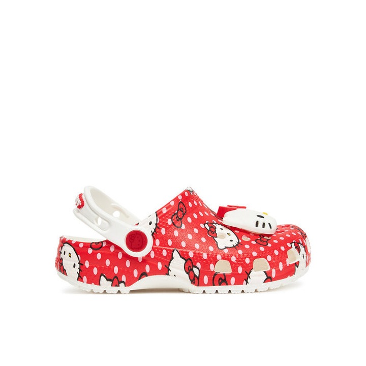 Papuci fete Crocs, 305353849, Sintetic, Multicolor, Multicolor