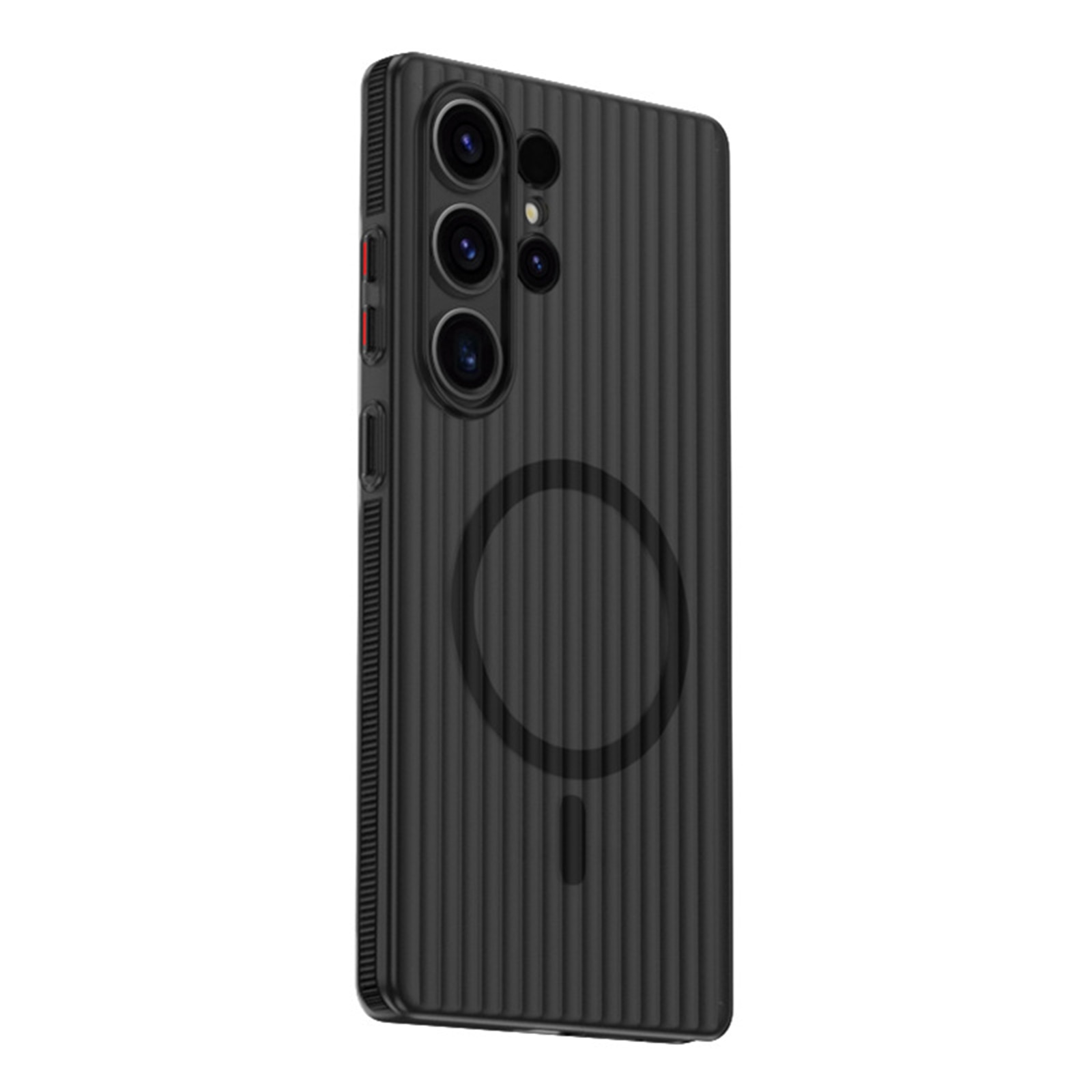 Husa pentru telefon Samsung S25 Ultra, TREXORA, magnetica, ultra-subtire, protectie completa, neagra