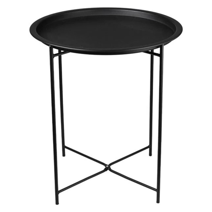 Допълнителна маса, Сгъваема, Метал, 46x52 см