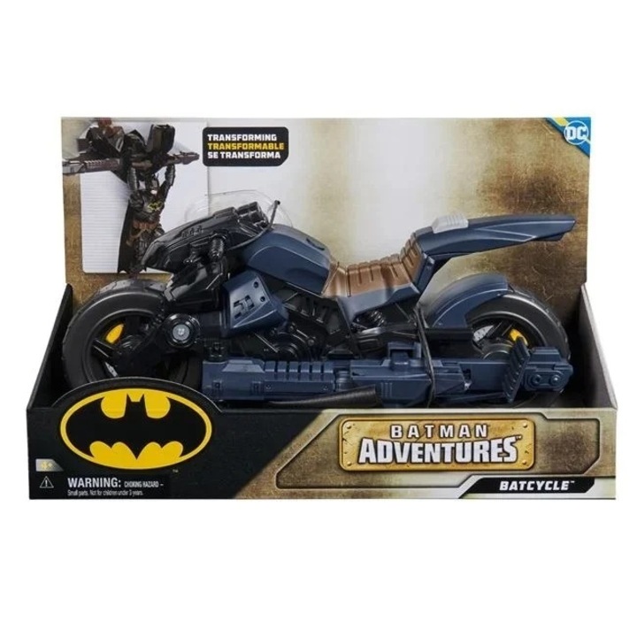 Motocicleta Batman Batcycle Adventures, Welora, dimensiune 30cm, negru