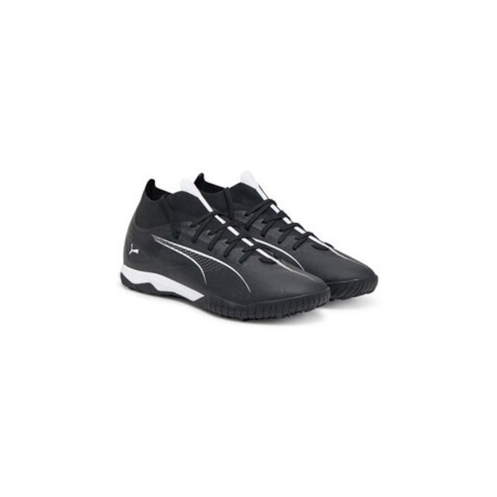 Ghete de fotbal barbati Puma, 305206251, Piele ecologica, Negru, Negru