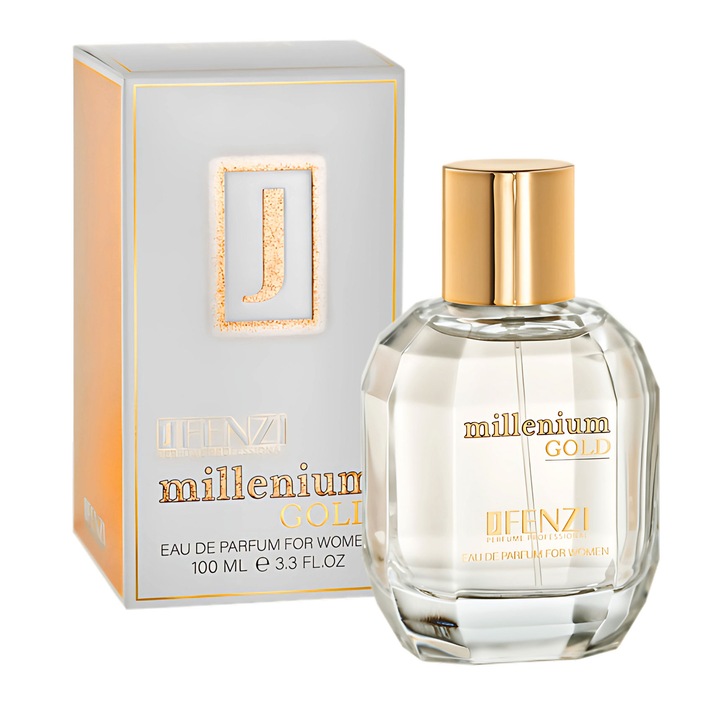 Парфюм за жени jFenzi, MILLENIUM GOLD, ЕДП, 100 мл