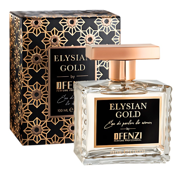 Парфюм за жени jFenzi, ELYSAIAN GOLD, ЕДП, 100 мл