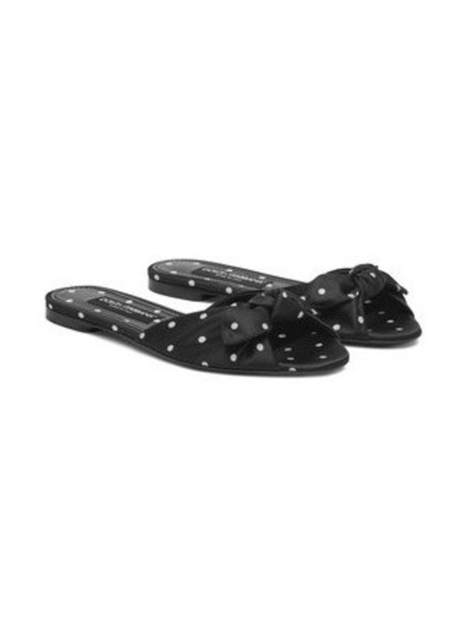 Papuci dama Dolce & Gabbana, 305315793, Textil, Negru, Negru, 37