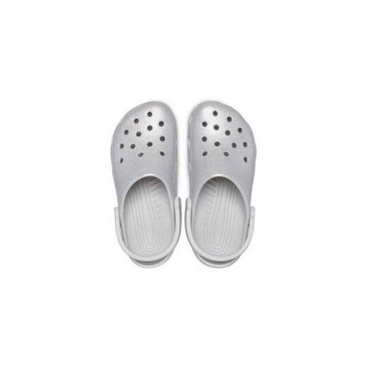 Papuci dama Crocs, 303810689, Sintetic, Argintiu, Gri, 39