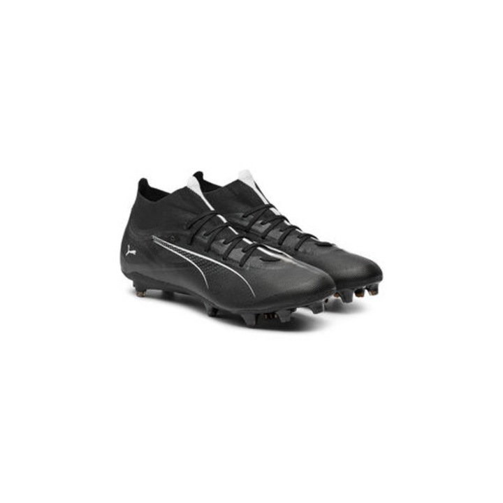 Ghete de fotbal barbati Puma, 304532221, Piele ecologica, 45 EU, Negru