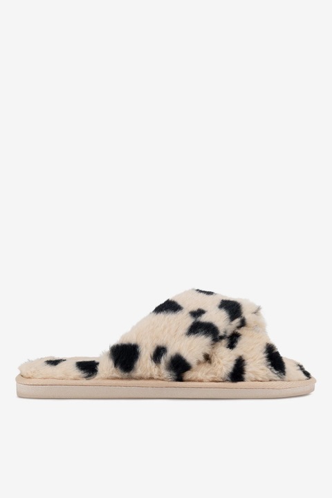 Papuci dama Deezee, 5903419598197, Textil, Bej, Bej, 37