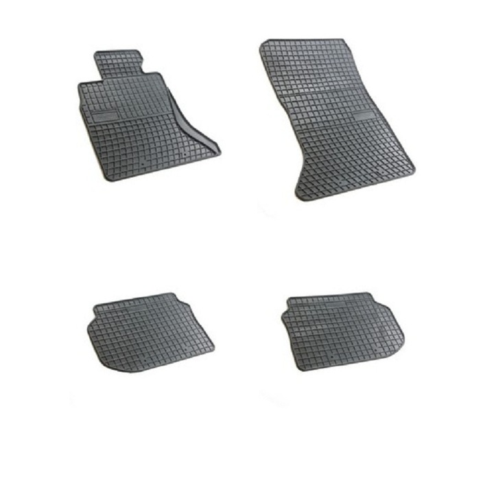 Set covorase auto cauciuc BMW Seria 5 F10 / F11 2010-2013 pre-facelift, 4 buc - 0669 P30