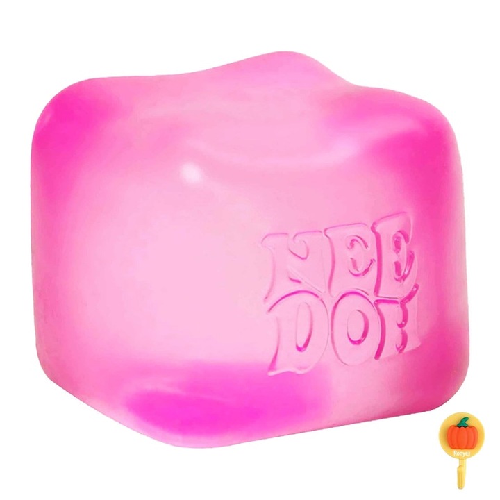 Vizes játék, jégkocka gél, antistressz, rózsaszín