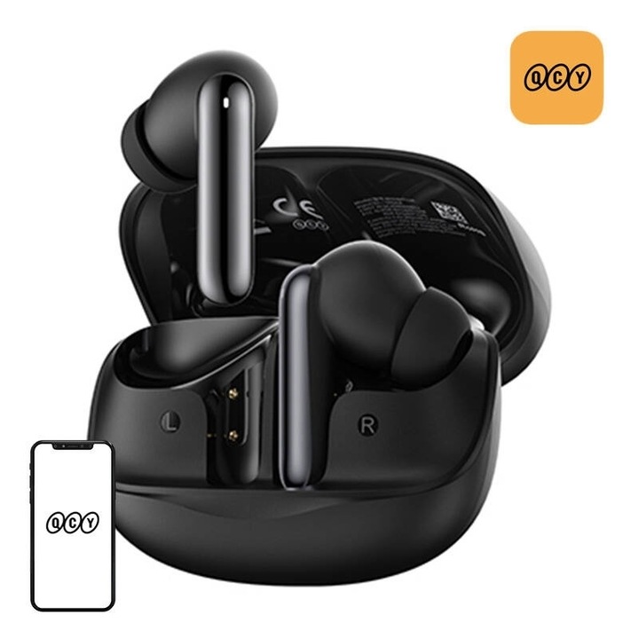 Casti TWS QCY MeloBuds HT12 (negru)
