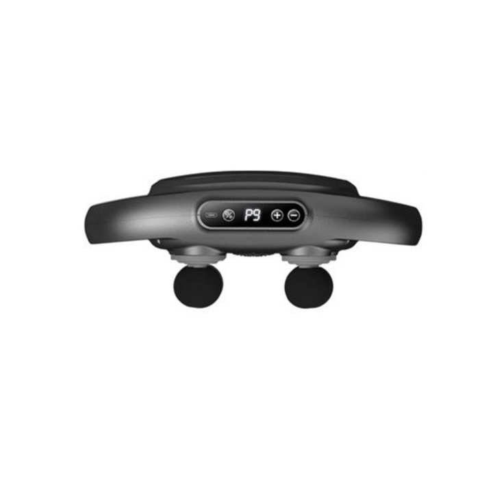 Масажор с 6 глави, 9 скорости, тъмно сив, 11x17x10.9см