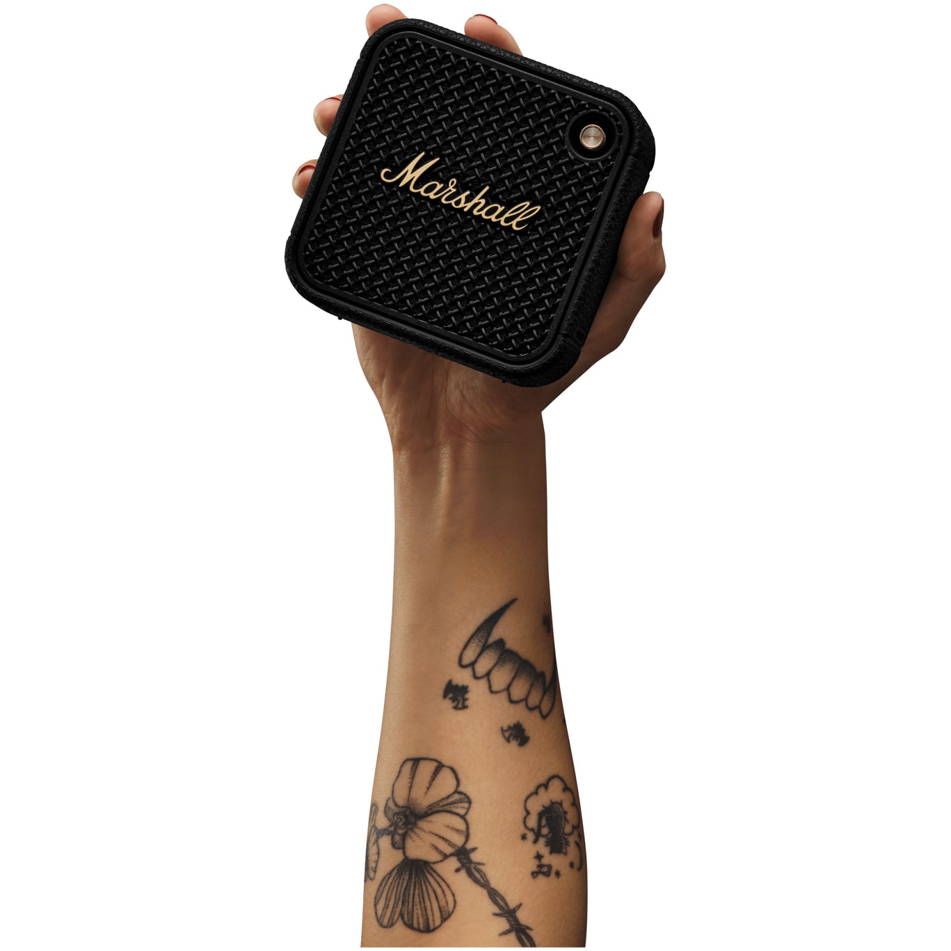 Boxa Marshall Willen II, Bluetooth, IP67, Autonomie 17 ore, Negru
