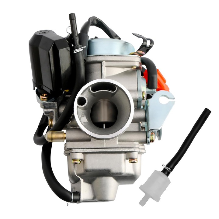 Karburátor GY6 125 150cc PD24J, 24mm, szürke, robogóhoz/ATV-hez