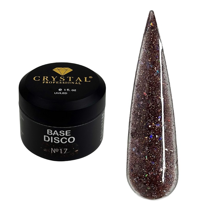 Baza hibrida Crystal Professional, No. 17, maro, 50ml