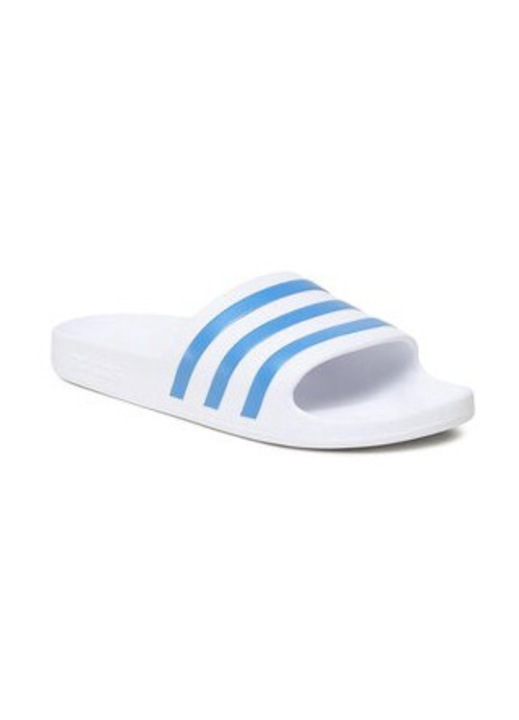 Papuci dama Adidas, 301531630, Sintetic, Alb, Alb, 38