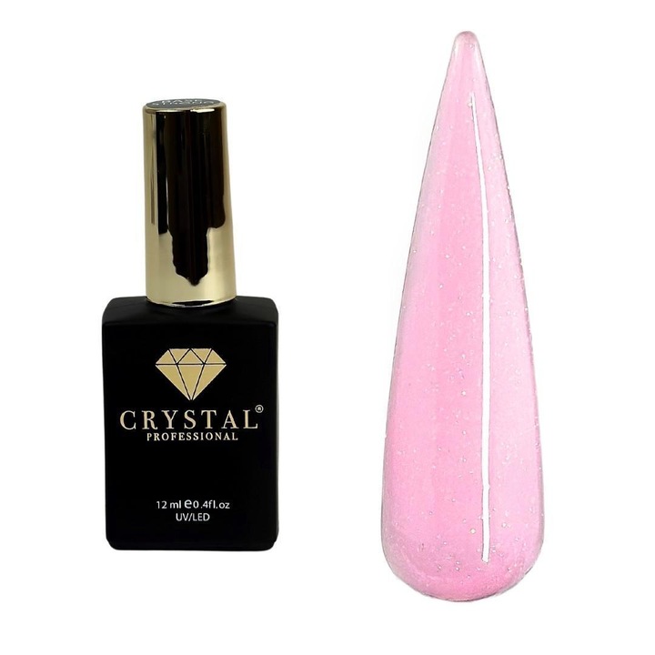Baza hibrida Crystal Professional, No. 3, roz, 12ml