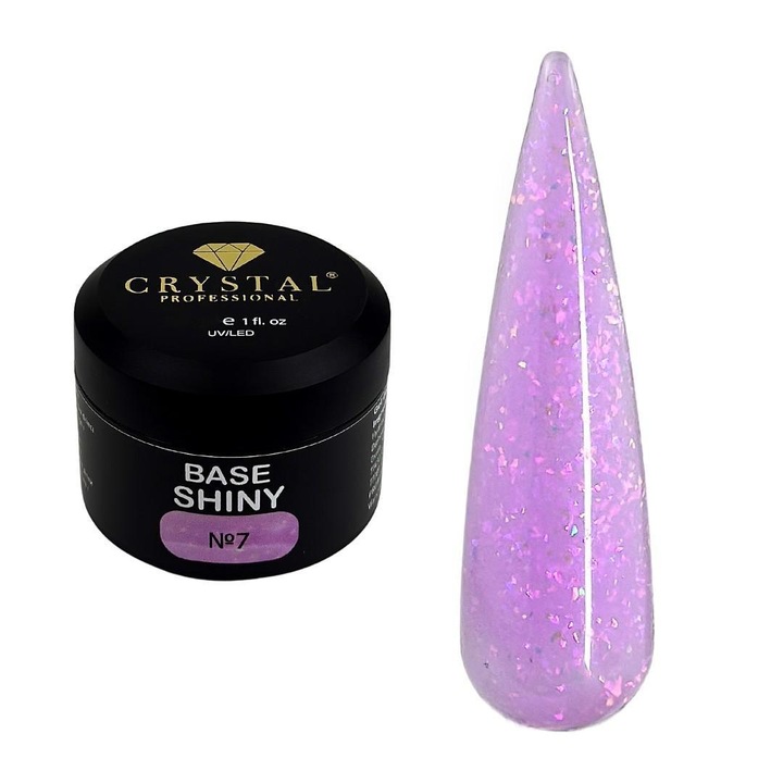 Baza hibrida Crystal Professional, No. 7, mov, 50ml