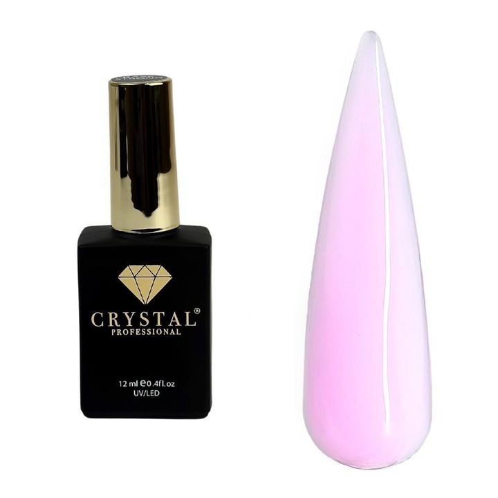 Baza hibrida Crystal Professional, No. 10, roz, 12ml