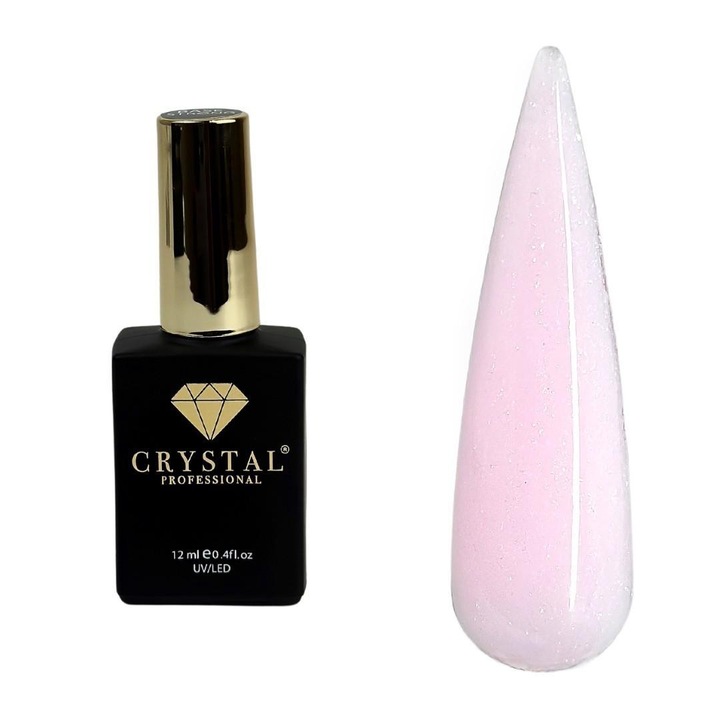 Gel acrilic pentru unghii, Crystal Professional, No. 15, roz deschis, 12ml