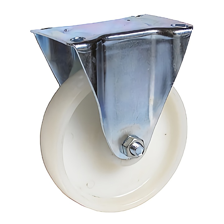 Roata fixa Kastor, 200mm, poliamida, capacitate 380kg, 130x95mm