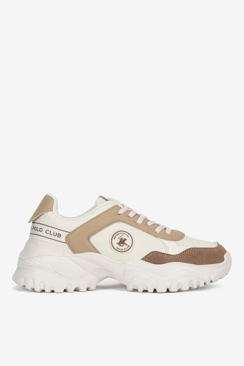 Pantofi dama Beverly Hills Polo Club, 5905588827047, Sintetic, Bej, Bej, 41
