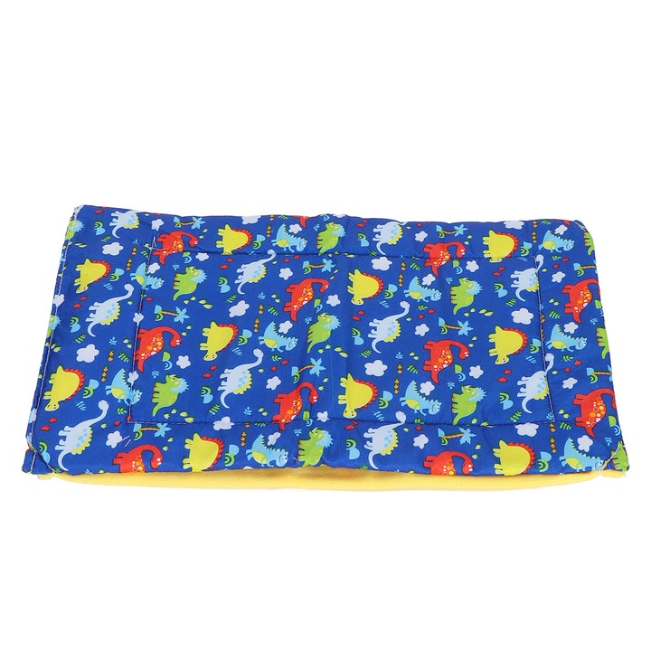 Culcus pentru reptile, Enforose, sac de dormit cu perna, material moale, confortabil, multicolor, 1x1m