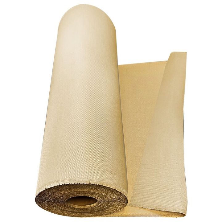 Tesatura din fibra de silice VITCAS, 1000C 0.7mm x 910mm, rezistenta la caldura, pentru aplicatii industriale