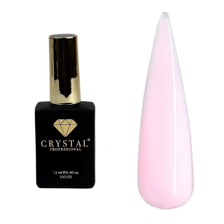 Baza hibrida Crystal Professional, No. 8, roz, 12ml