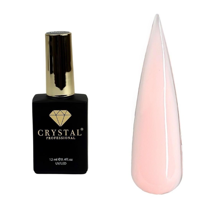 Baza hibrida Crystal Professional, No. 37, roz, 12ml