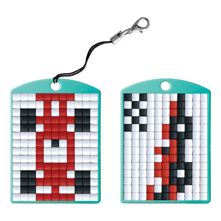 Set PixelHobby Start – Masina de curse, 11 x 14 pIxeli, Multicolor | Mozaic creativ pentru copii 6+