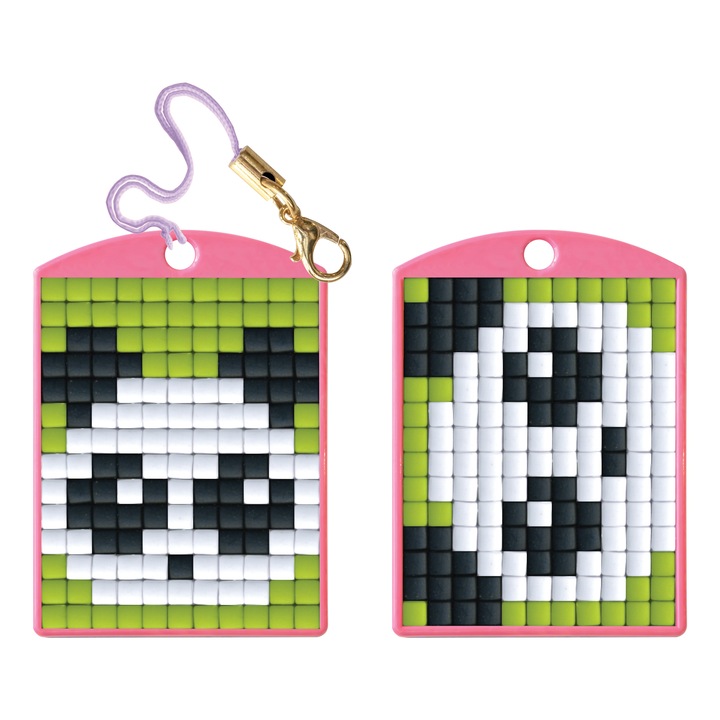 Set PixelHobby Start – Panda, 11 x 14 pixeli, Multicolor | Mozaic creativ pentru copii 6+