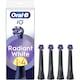 Rezerve periuta de dinti Oral-B iO Radiant White, compatibile doar cu seria iO, Negru, 4 buc