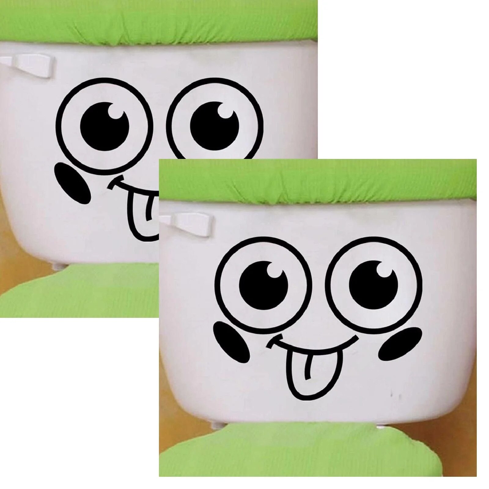 Smile☆ Sticker decorativ Smile Face, 22x28cm, PVC, multicolor - eMAG.ro