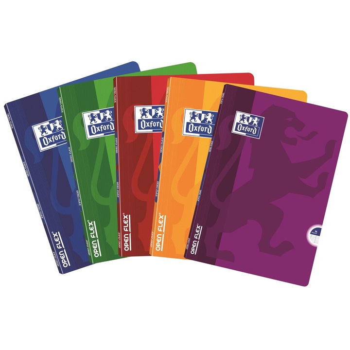 Oxford A5 füzet, 60 lap, polipropilén, fehér, 90g/m2