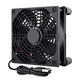 Ventilator de racire USB, 1800 rpm, 120x120x25mm, pentru router, modem, Xbox, Playstation, Negru