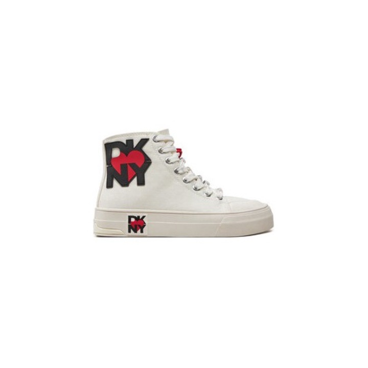 Dkny női cipő, 304276910, Textil, Fehér, Fehér