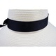 Palarie de soare din paie pentru femei, model cu boruri late, protectie UV, culoare multicolor, dimensiune unica