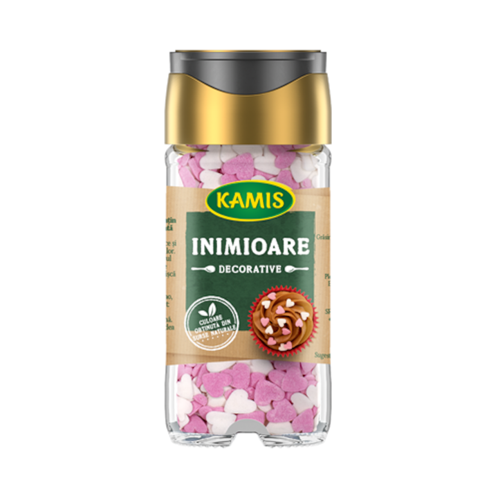 Decoratiuni comestibile in forma de inimioare, 49g KAMIS